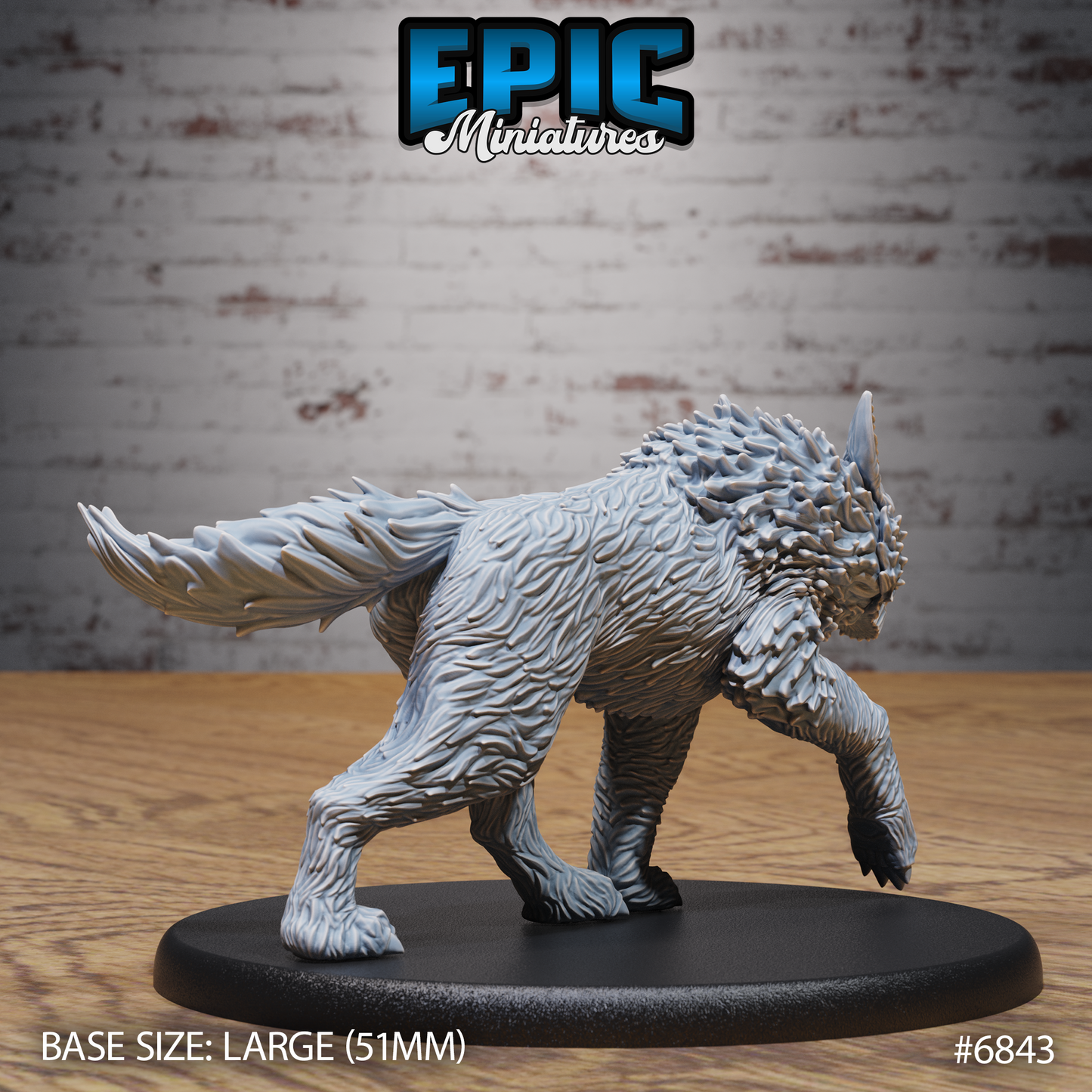 Dire Wolf by Epic Miniatures