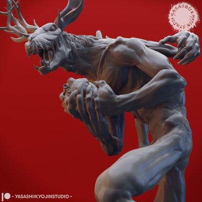 Wendigo miniature by Yasashii Kyojin Studio