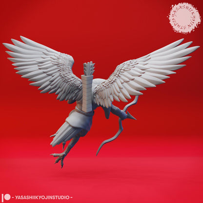Wereraven miniature by Yasashii Kyojin Studio