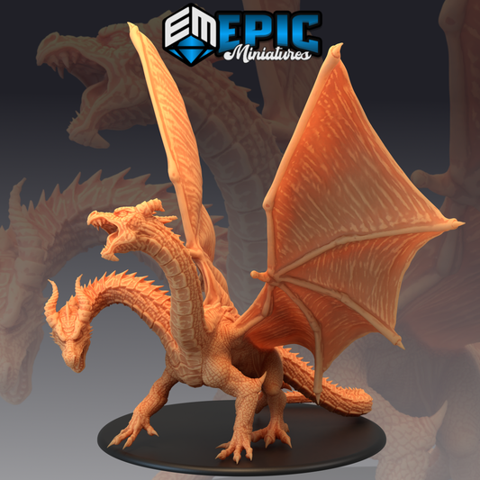 Ancient Twin-Dragon by Epic Miniatures