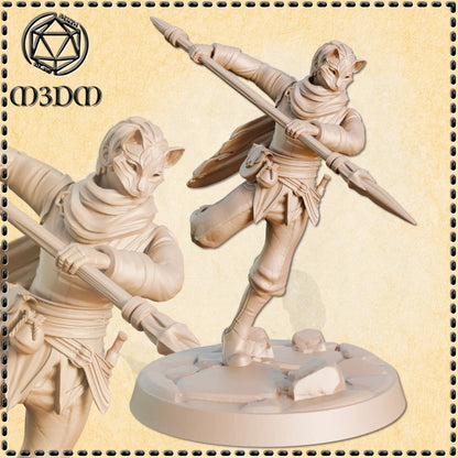 Bandit Fighter Miniature by M3DM