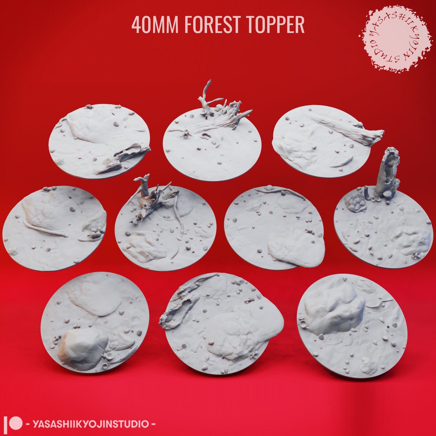 Base Toppers by Yasashii Kyojin Studio
