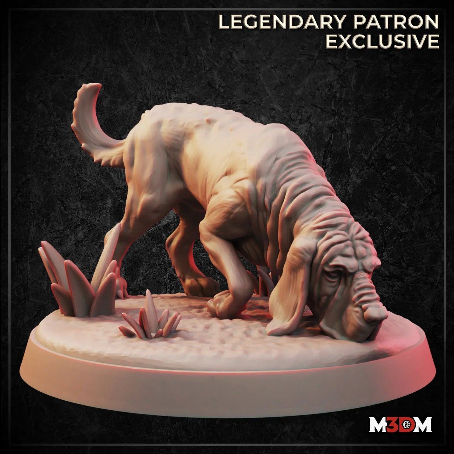 Bloodhound Dog miniature by M3DM