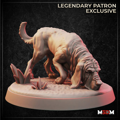Bloodhound Dog miniature by M3DM