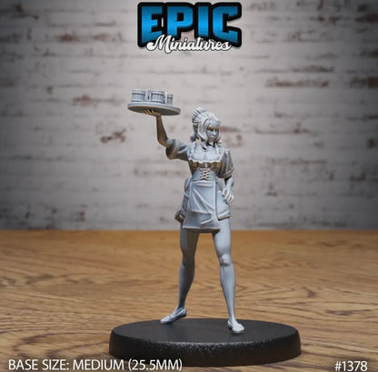 Tavern Waitress by Epic Miniatures