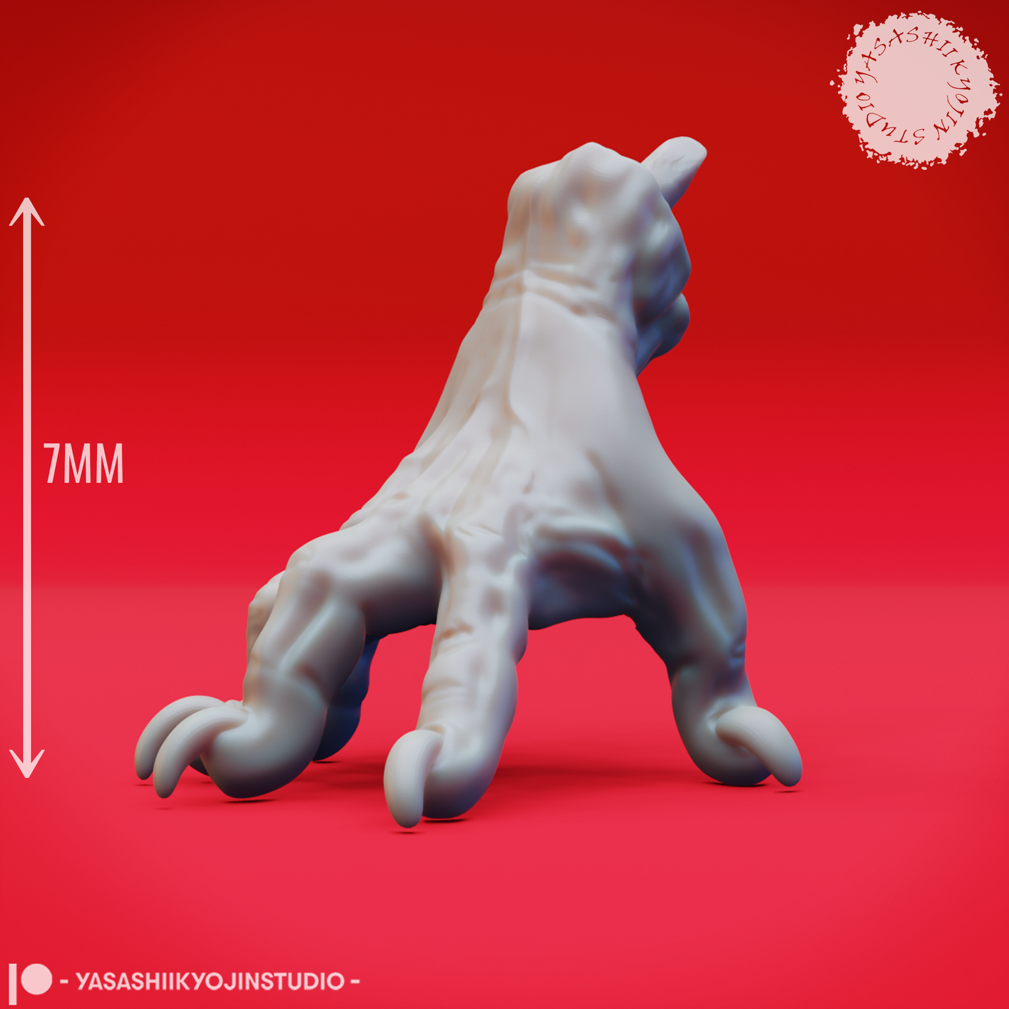 Crawling Claw miniature by Yasashii Kyojin Studio