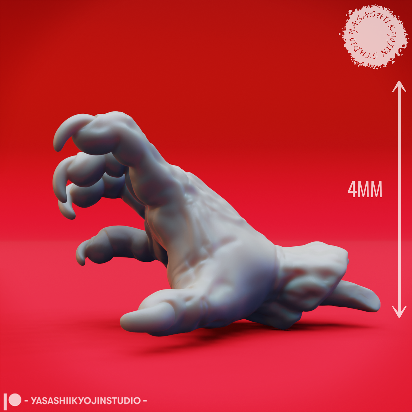 Crawling Claw miniature by Yasashii Kyojin Studio