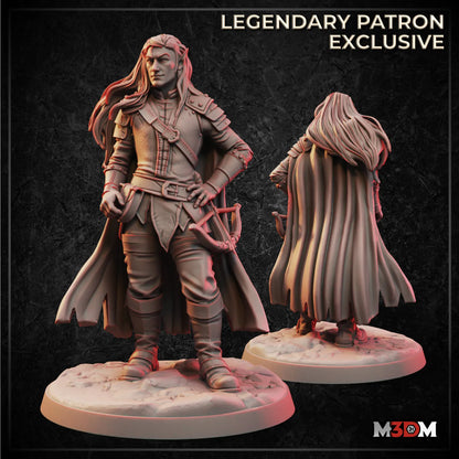 Dark Elf Rogue Assassin miniature by M3DM