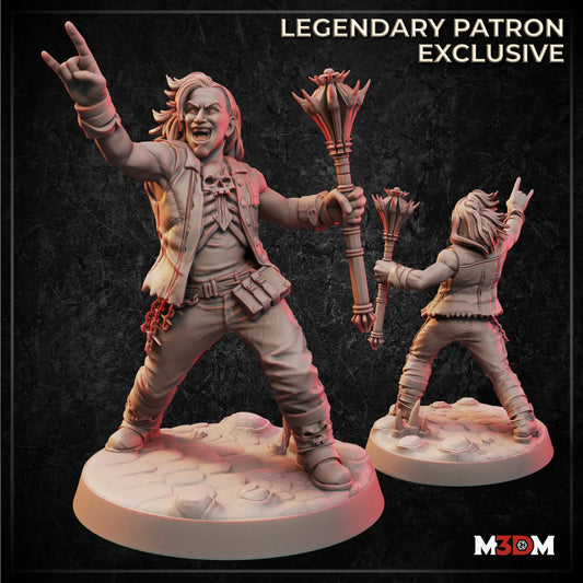 Death Cleric Rocker miniature by M3DM