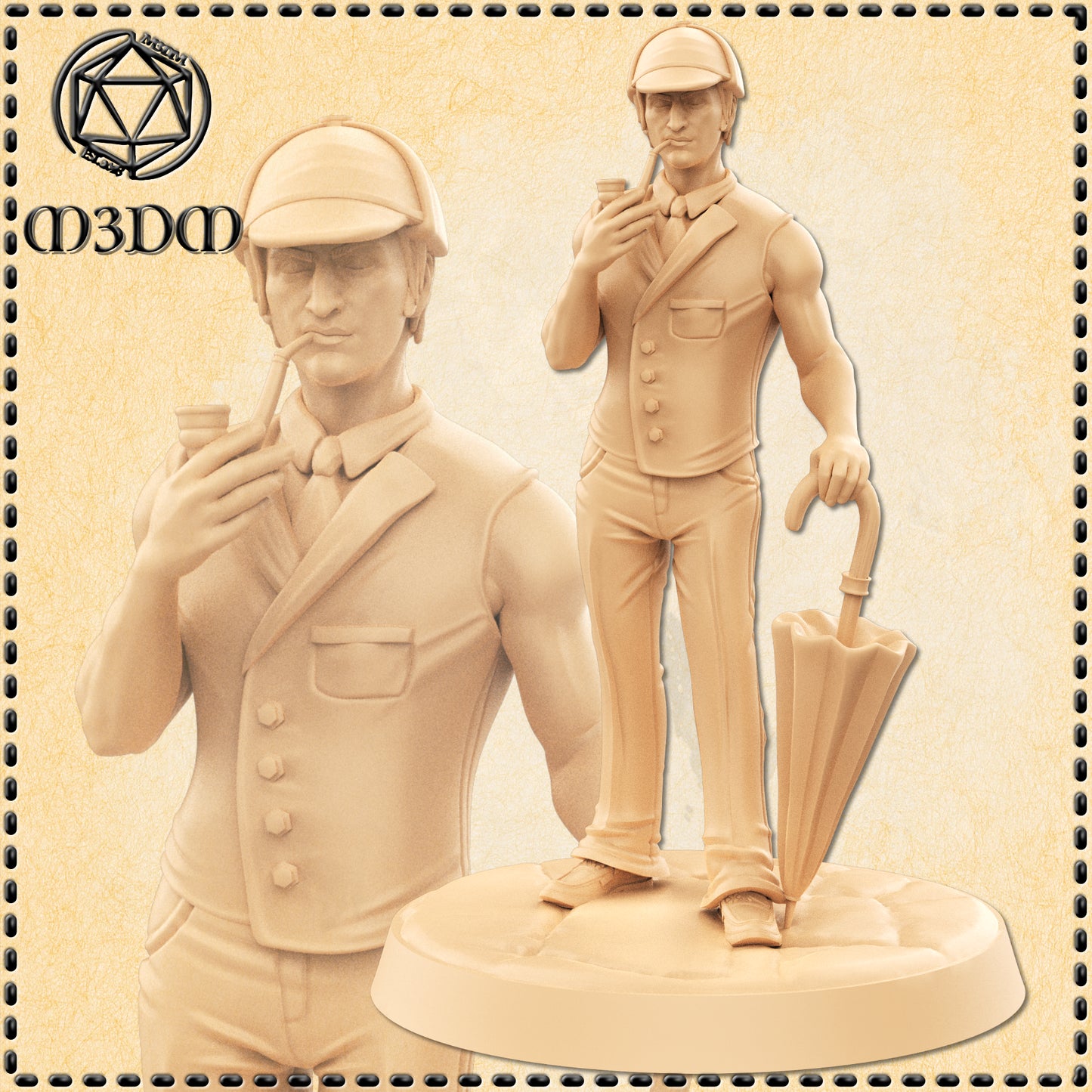 Detective miniature by M3DM