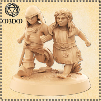 Dwarf Children Miniature by M3DM