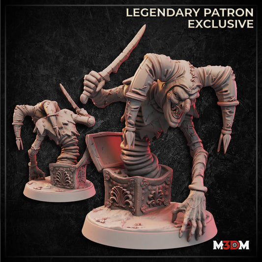 Evil Jack in the Box Miniature by M3DM