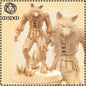 Farmer Werewolf Miniature by M3DM