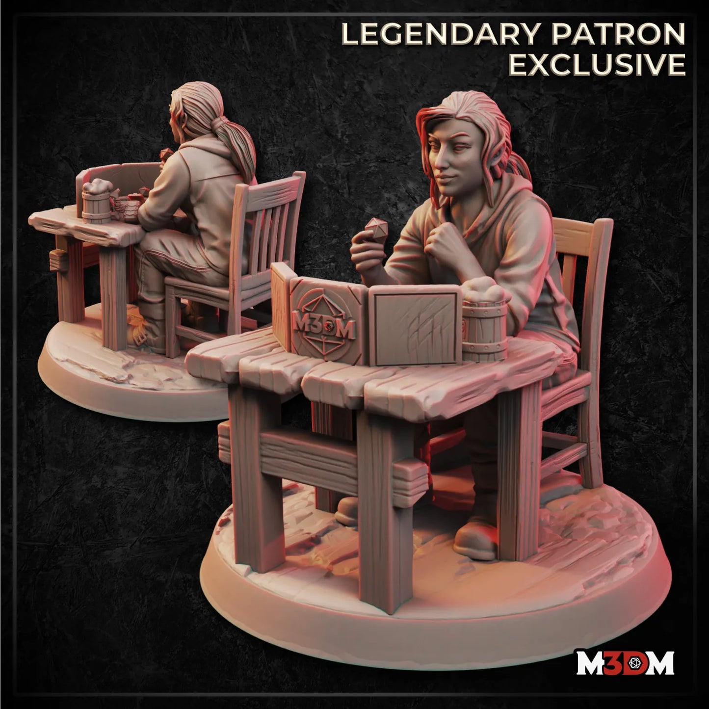 Dungeon Master miniature by M3DM