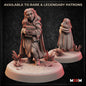 Female Halfling Wizard miniature by M3DM