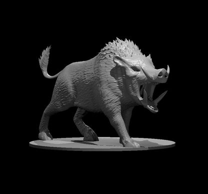 Giant Boar Mount miniature by MZ4250