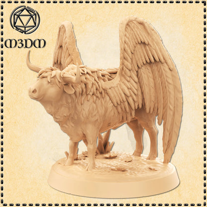 Highland Cow Miniature by M3DM
