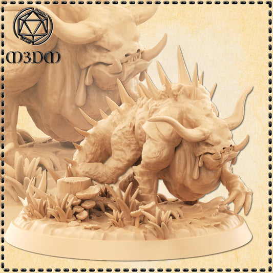 Hodag Cryptid Miniature by M3DM