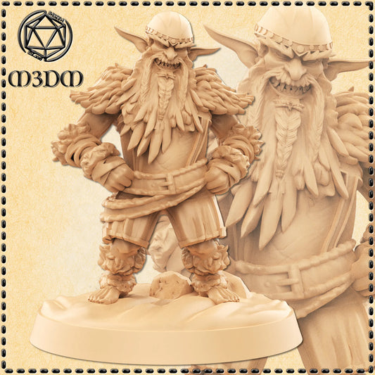Ice Gnome Miniature by M3DM