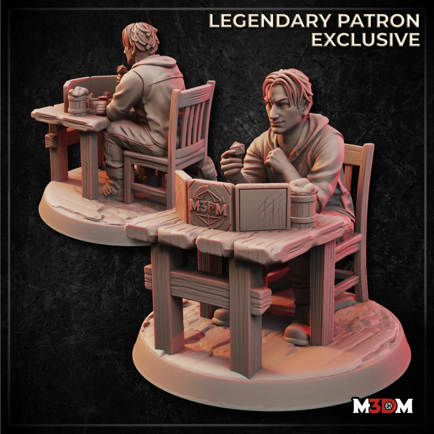 Dungeon Master miniature by M3DM