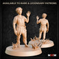 Horse Lord Shield Maiden and Halfling Miniature by M3DM