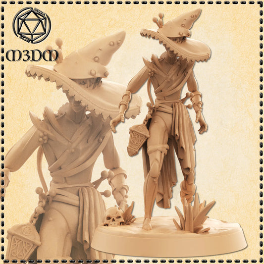 Mannequin Warlock Miniature by M3DM