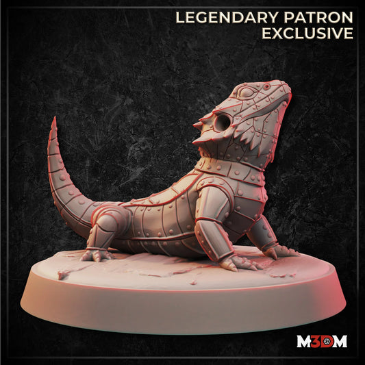 Metalforge Bearded Dragon miniature by M3DM