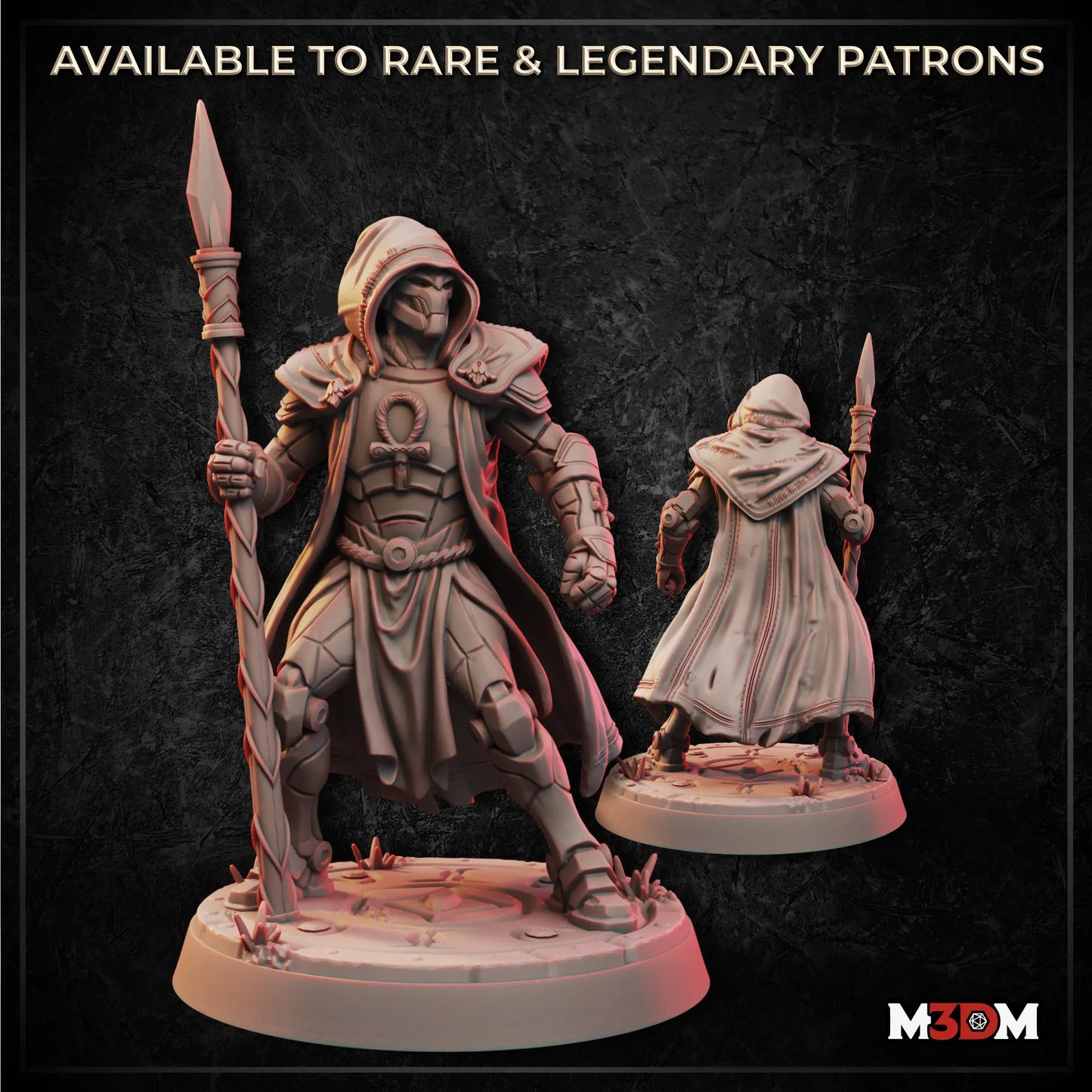 Metalforged Grave Cleric miniature by M3DM