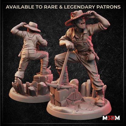 Mining Prospector miniature by M3DM