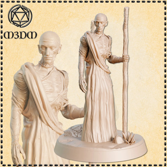 Mummy Monk Miniature by M3DM