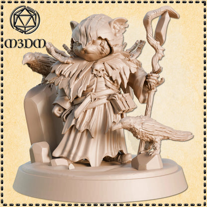 Necromancer Hamster Miniature by M3DM
