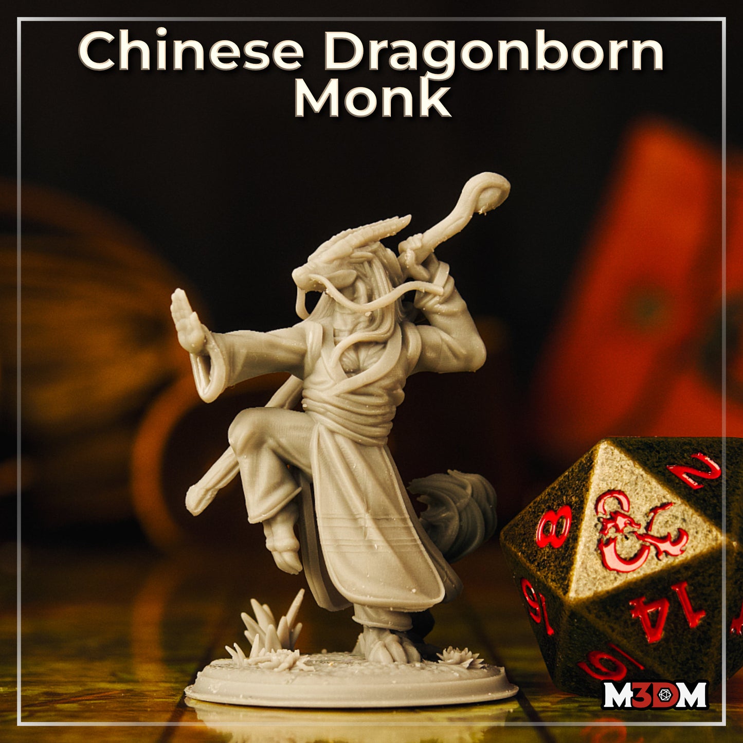 Chinese Dragonborn Monk by M3DM