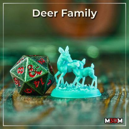 Deer Miniature by M3DM