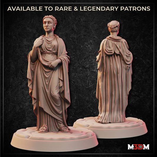 Roman Noble Woman miniature by M3DM