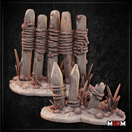 Rustic Fences by M3DM