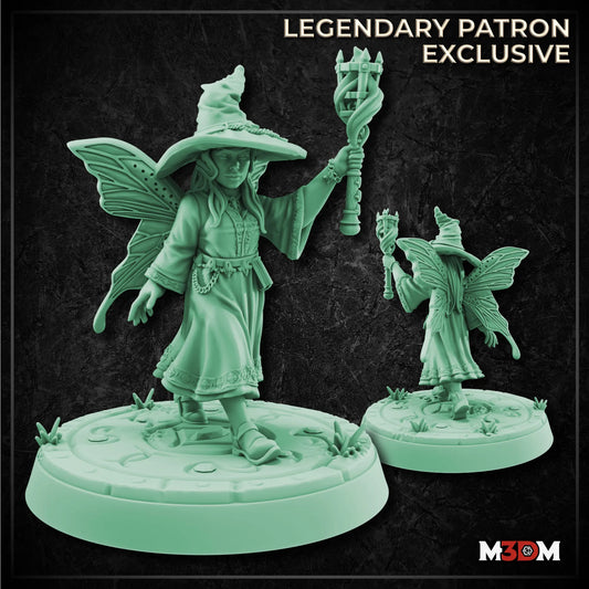 Sprite Cleric Miniature by M3DM