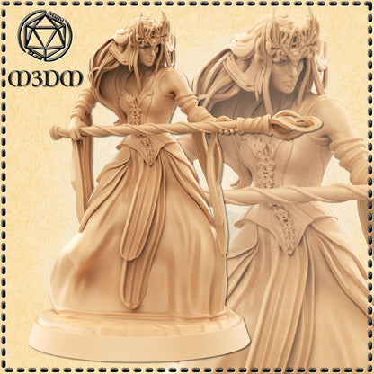 Storm Sorceress Miniature by M3DM