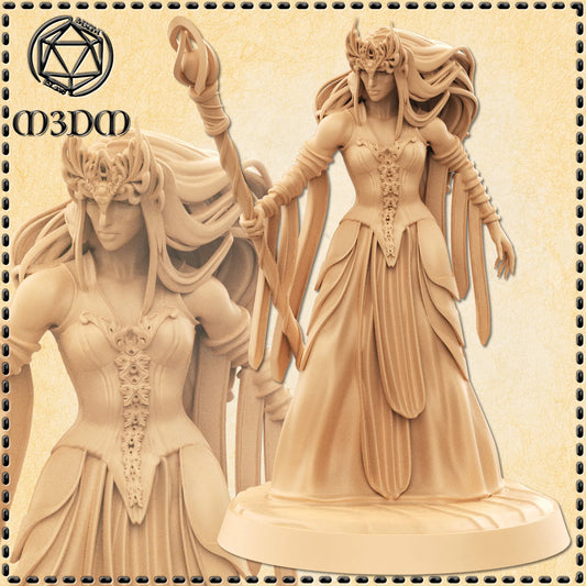 Storm Sorceress Miniature by M3DM