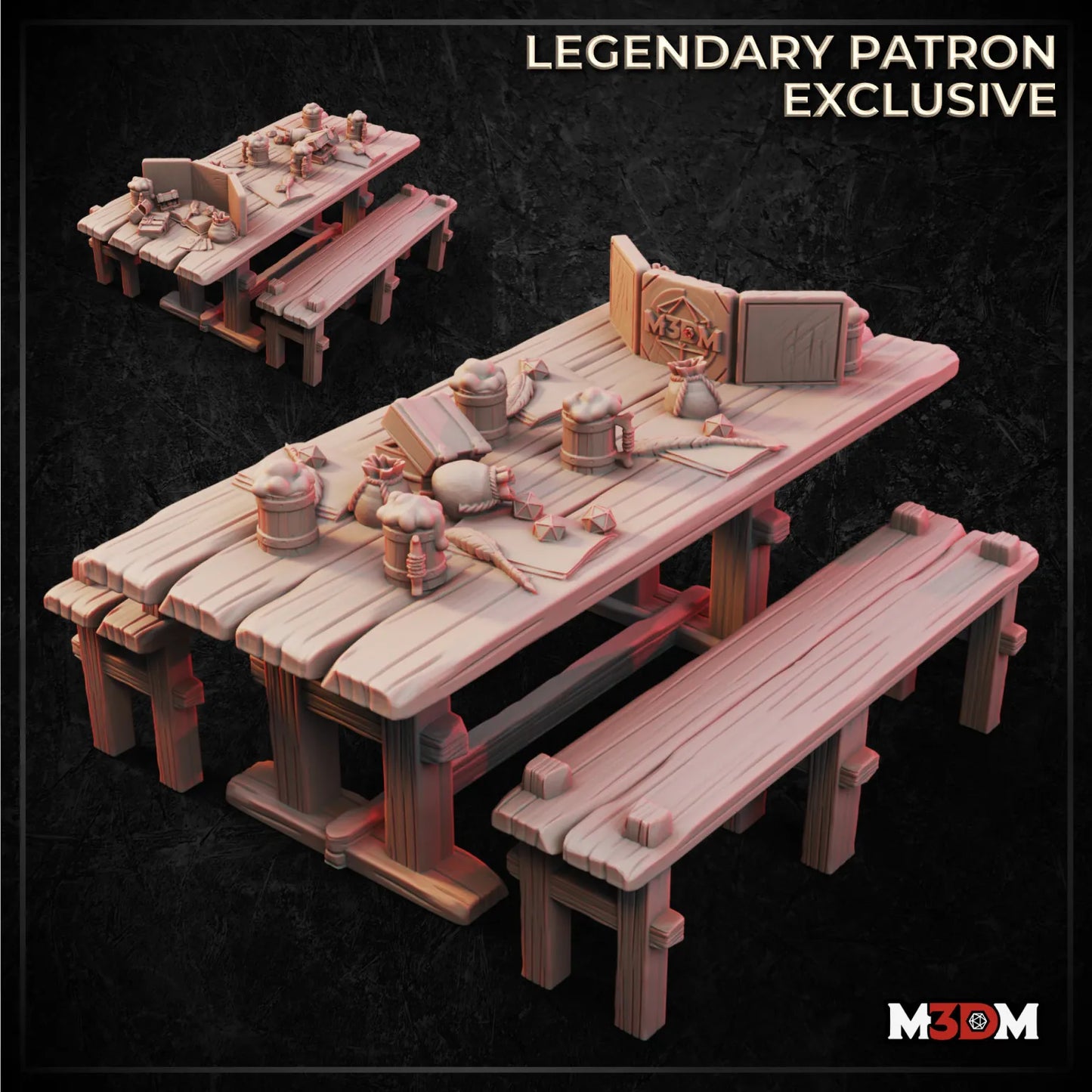 Table miniature by M3DM