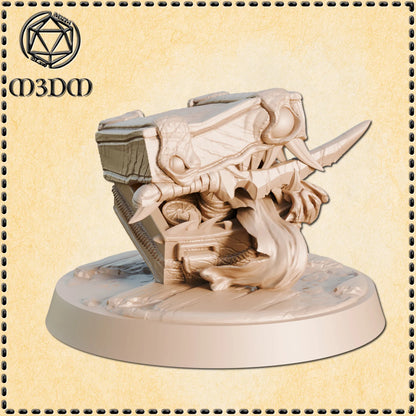 Thief Chest Mimic Miniature by M3DM