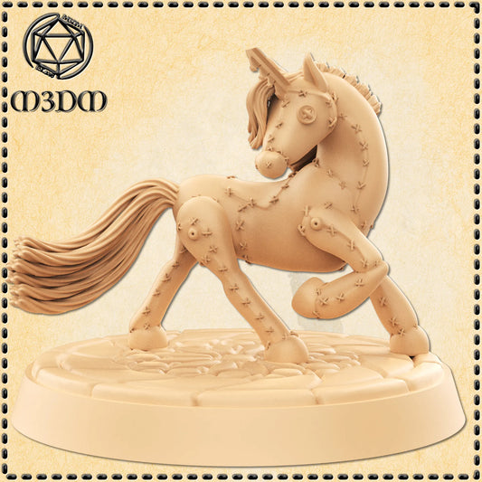 Toy Unicorn Miniature by M3DM