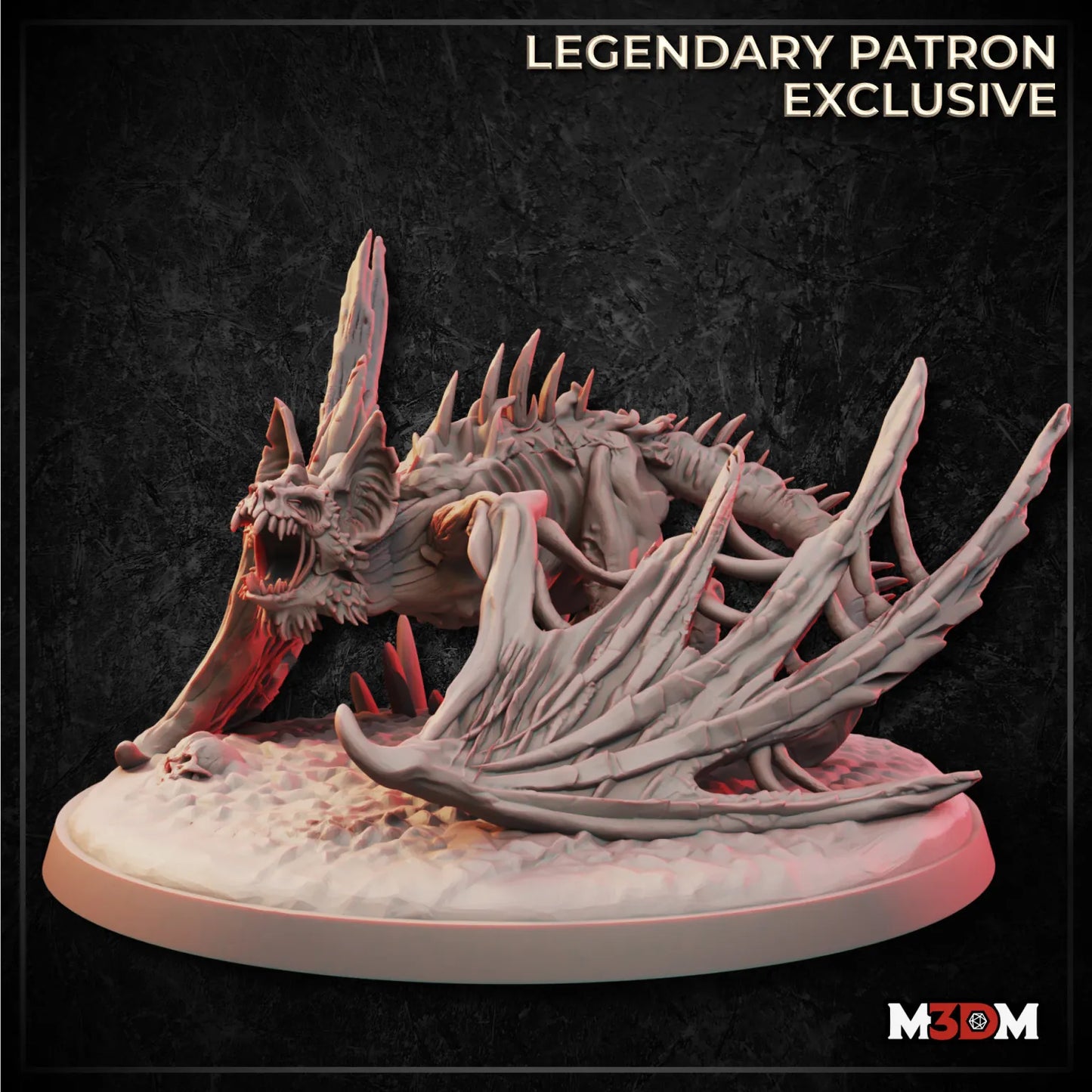 Undead Bat Wyvern by M3DM