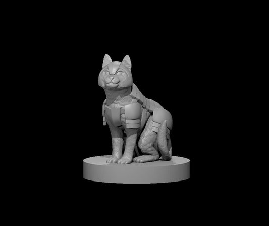 Cat in Armor miniature by MZ4250