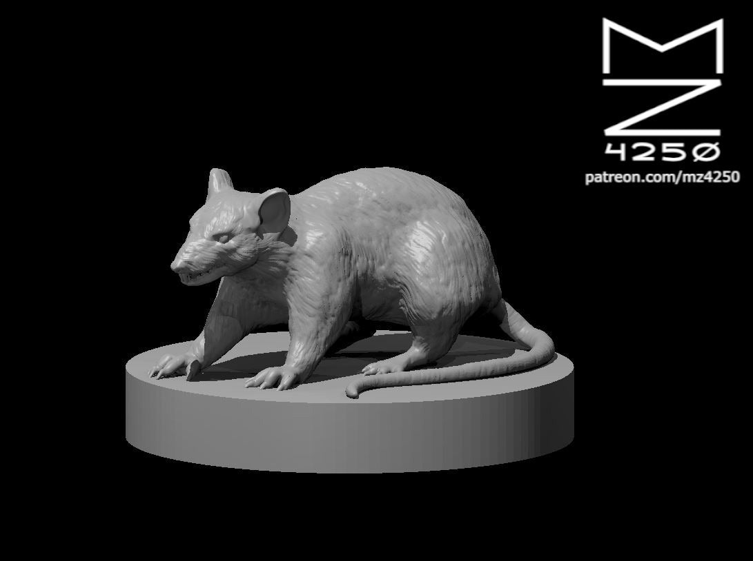 Giant Rat miniature by MZ4250