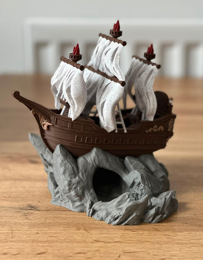 Ghostly Galleon Dice Tower by Fates End