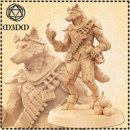 Wolffolk Artificer Miniature by M3DM