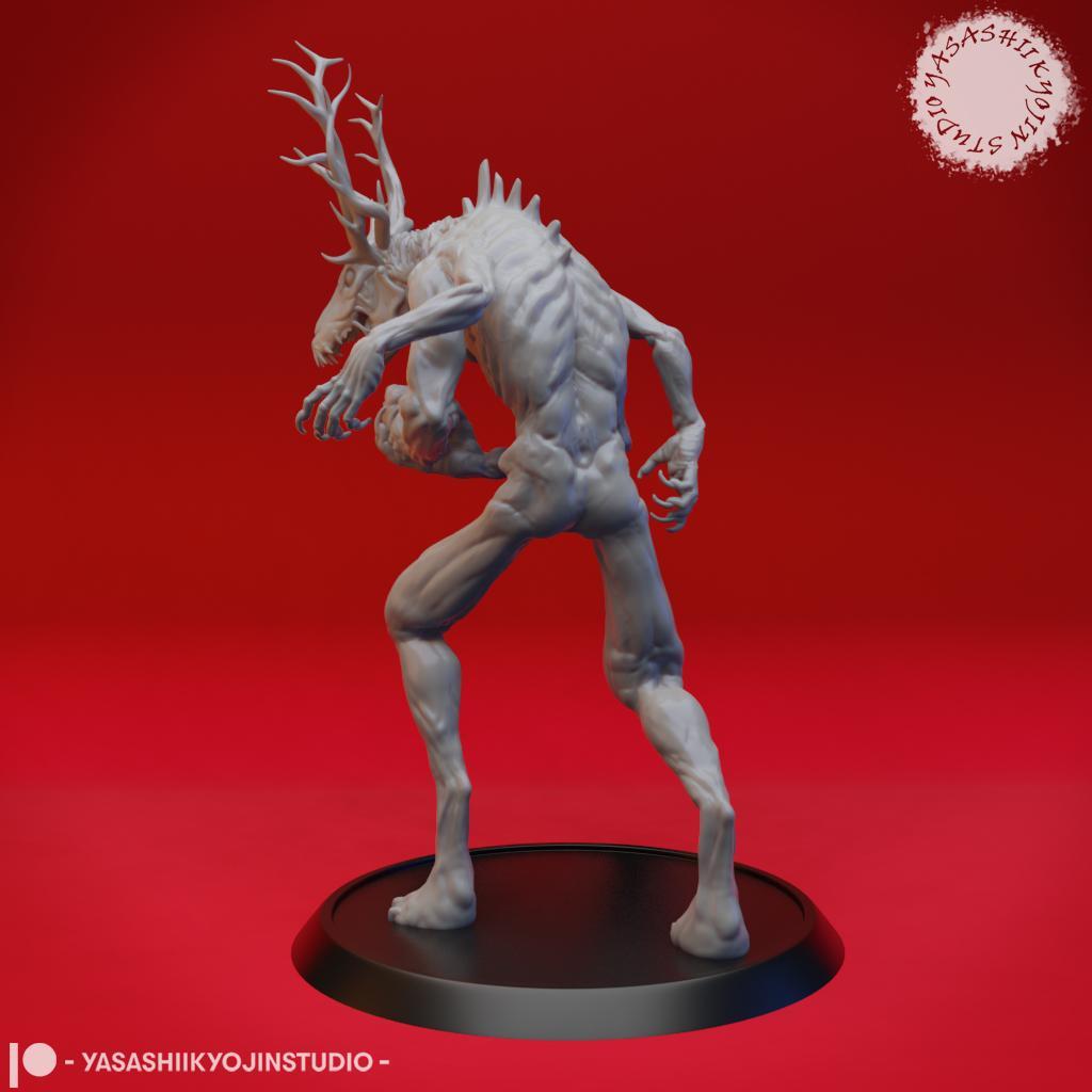 Wendigo miniature by Yasashii Kyojin Studio