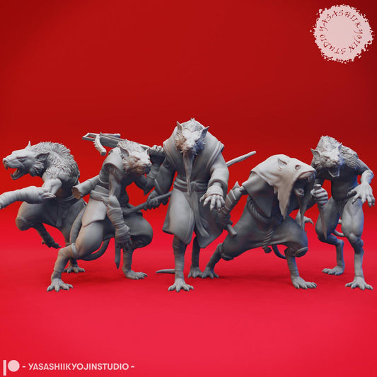 Wererat miniature by Yasashii Kyojin Studio