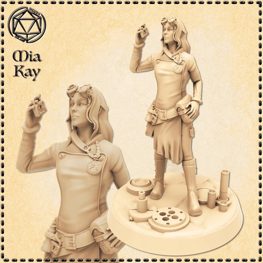 Female Scientist miniature by M3DM