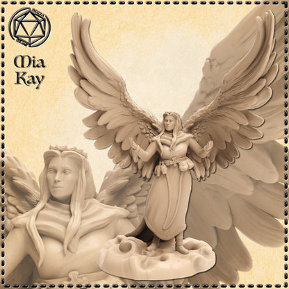Angelic Cleric miniature by M3DM